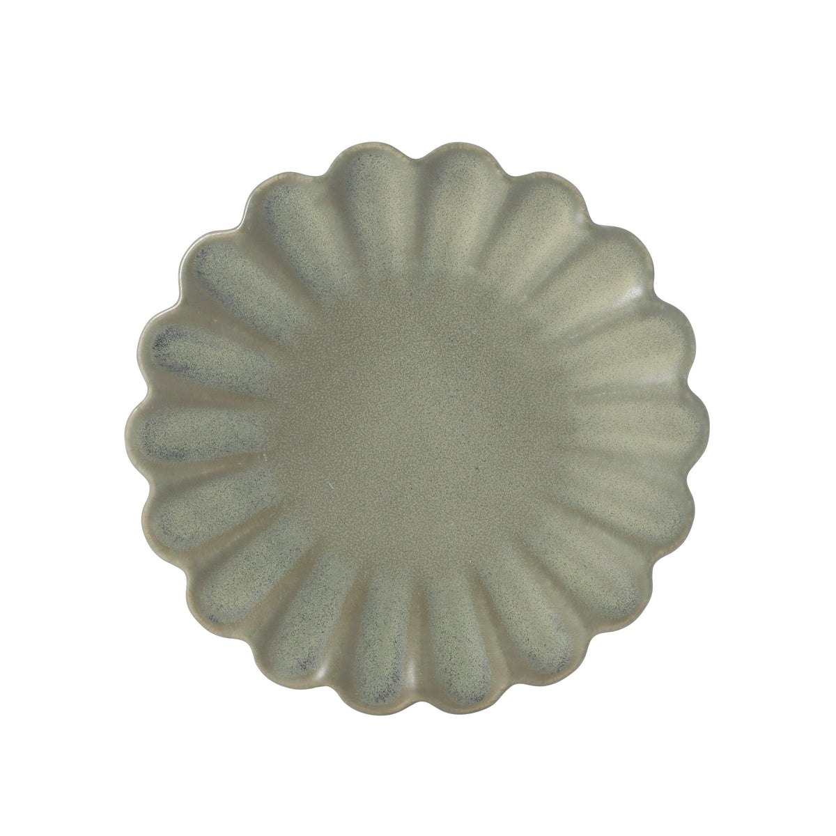 Gibson Elite Plates and Bowls Sets, 12-Piece Stoneware Dinnerware Set for 4, Scalloped Dish Set with Dinner Plates, Salad Plates & Bowls