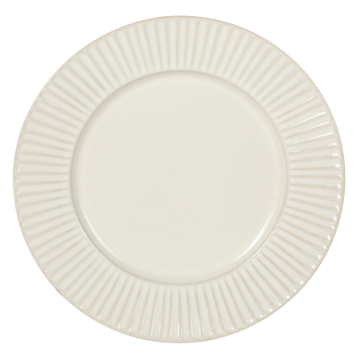 Gibson Elite Soleil 12 Piece Linen White Stoneware Dinnerware Set for 4, Plates and Bowls Set with Dinner Plates, Salad Plates and Bowls