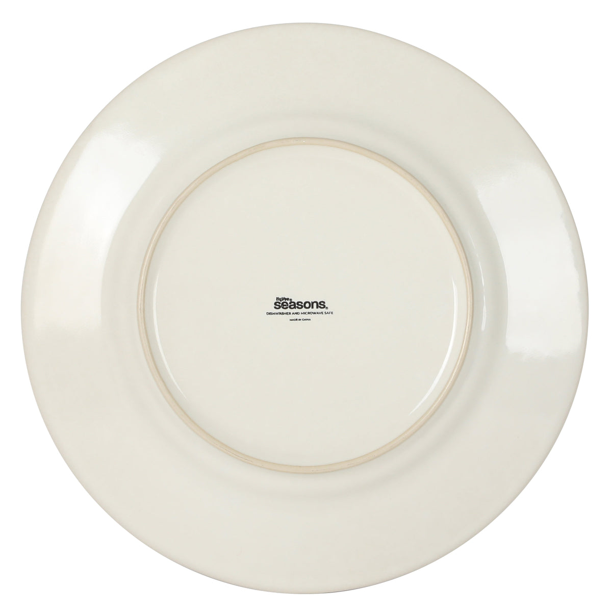 Gibson Elite Soleil 12 Piece Linen White Stoneware Dinnerware Set for 4, Plates and Bowls Set with Dinner Plates, Salad Plates and Bowls