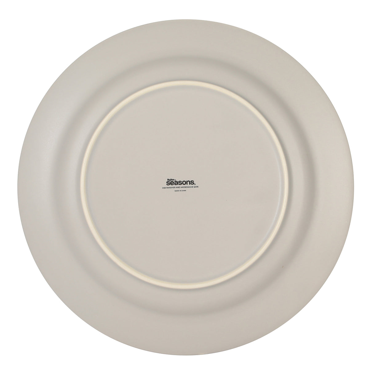 Gibson Elite Soleil 12 Piece Linen White Stoneware Dinnerware Set for 4, Plates and Bowls Set with Dinner Plates, Salad Plates and Bowls