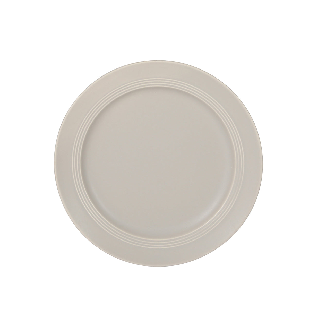 Gibson Elite Soleil 12 Piece Linen White Stoneware Dinnerware Set for 4, Plates and Bowls Set with Dinner Plates, Salad Plates and Bowls