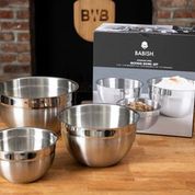 Babish 3 Piece Stainless Steel Mixing Bowl Set