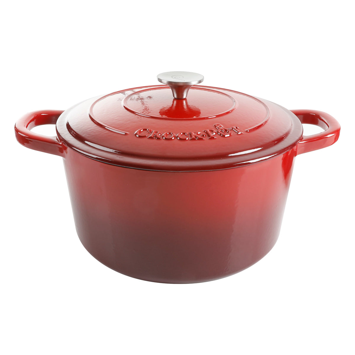 Crock Pot Artisan 7-Quart Round Enameled Cast Iron Dutch Oven