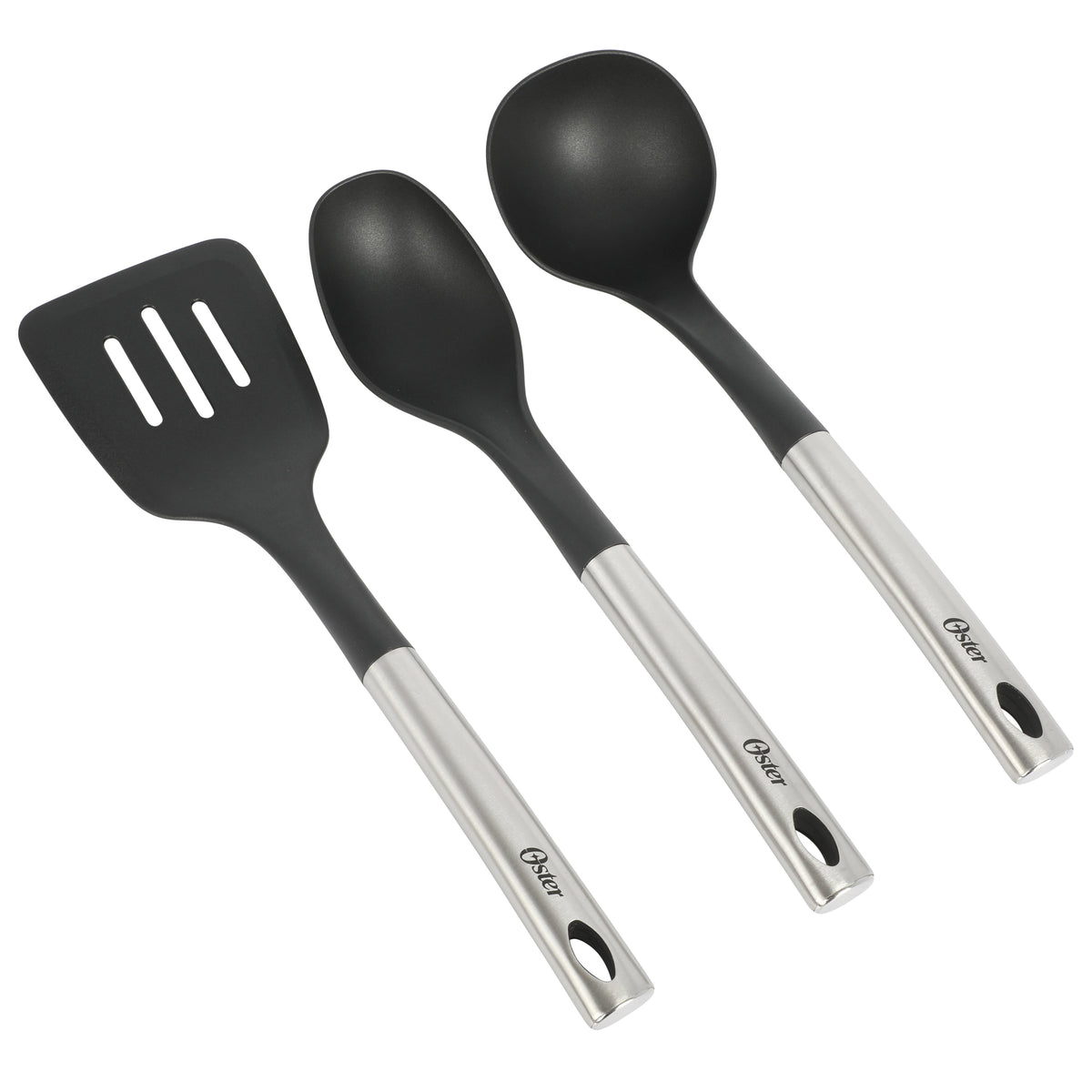Oster Sangerfield 12-Piece Stainless Steel Cookware Set w/ Kitchen Tools