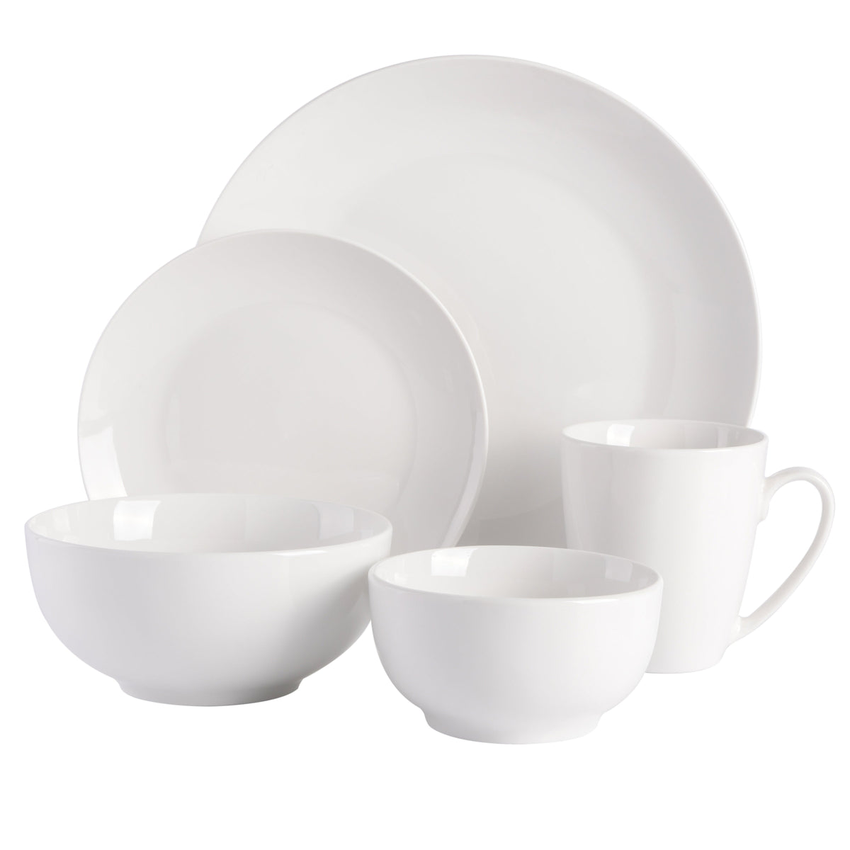 Gibson Home Ogalla Whiteware Dinnerware Set