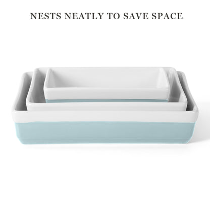 Martha Stewart 3-Piece Oven to Table Stoneware Baker Set