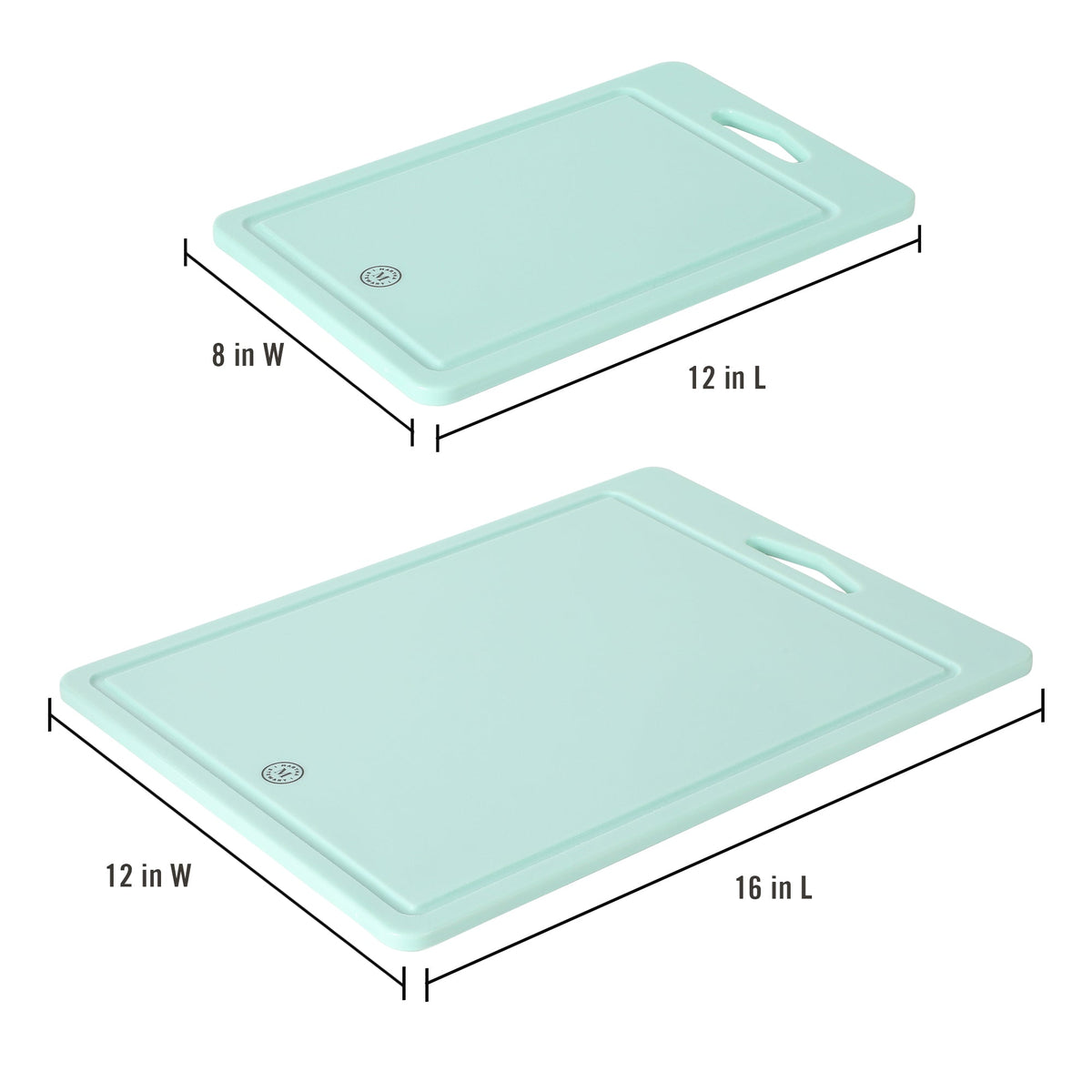 Martha Stewart Polypropylene Cutting Boards 2-Pack