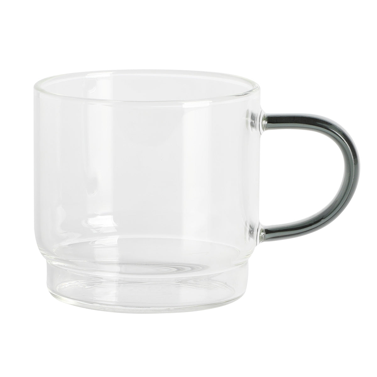 Gibson Elite Soho Lounge 4-Pack 3.8oz Glass Espresso Cup Set w/ Rack