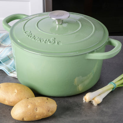 Crock Pot Artisan 5-Quart Enameled Cast Iron Dutch Oven