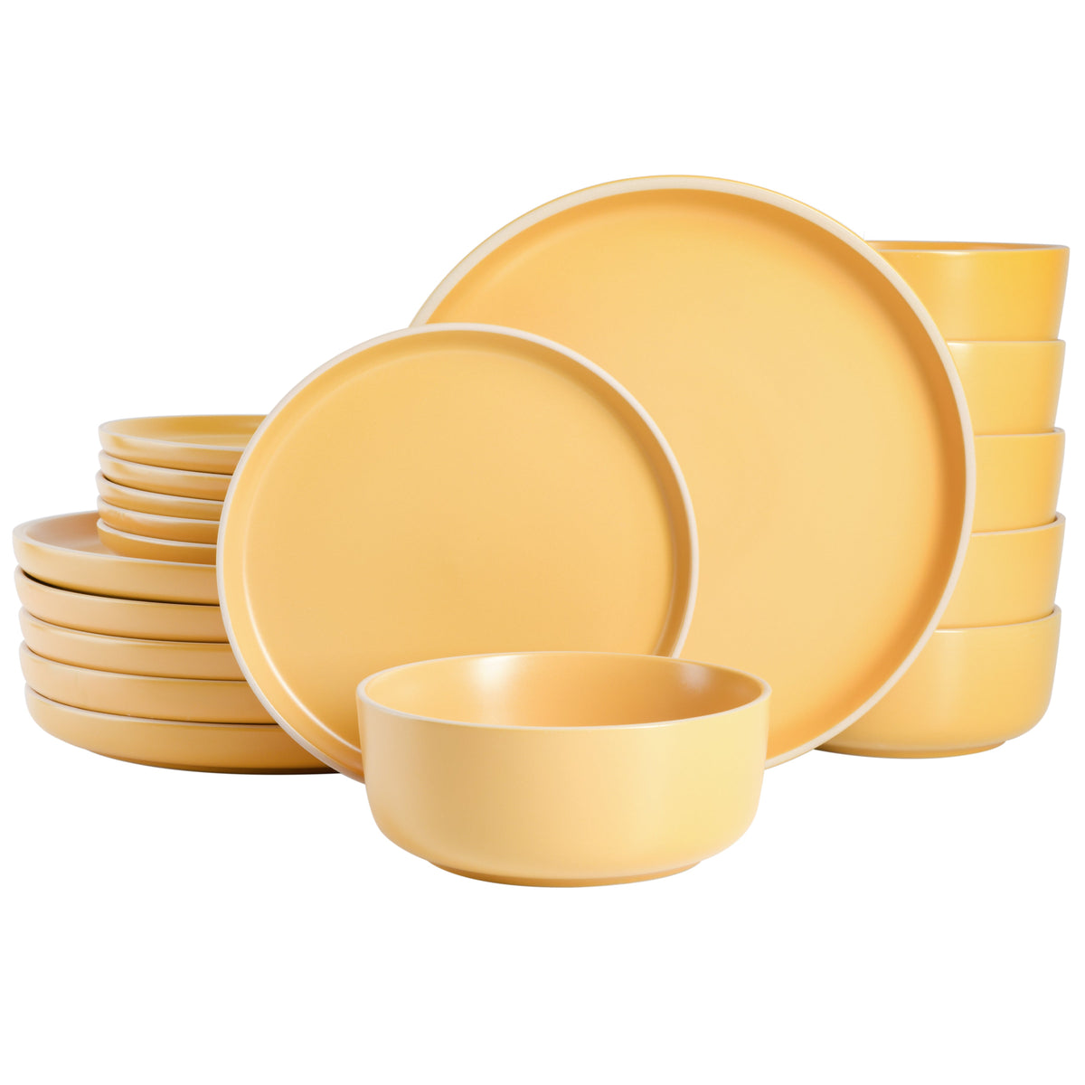 Gibson Home Zuma 18-Piece Stoneware Dinnerware Set