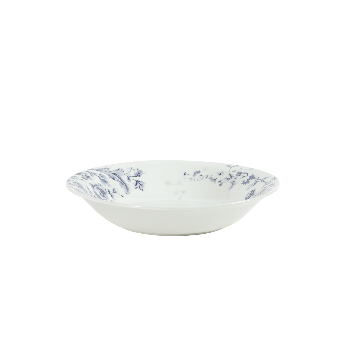 Martha Stewart Plates and Bowls Set, 16 Piece Dinnerware Set for 4, Blue/white