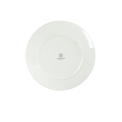 Martha Stewart Plates and Bowls Set, 16 Piece Dinnerware Set for 4, Pink/Green