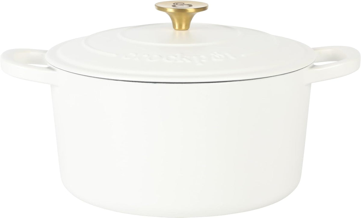 Crock Pot Artisan 5-Quart Enameled Cast Iron Dutch Oven